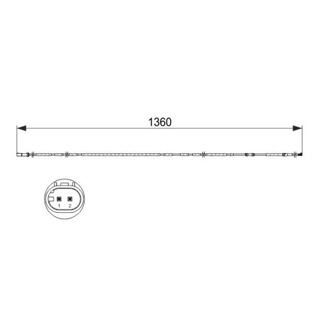 Témoin D'usure Bosch 1987473518