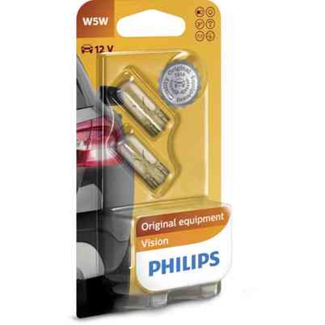 2 Ampoules Philips W5w 5 W 12 V