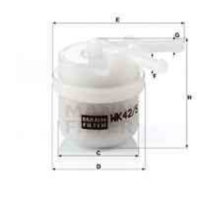 Filtre À Carburant Mann-filter Wk42/5