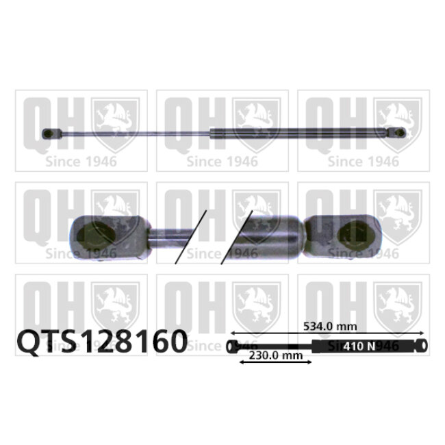 Vérin De Coffre Quinton Hazell Qts128160