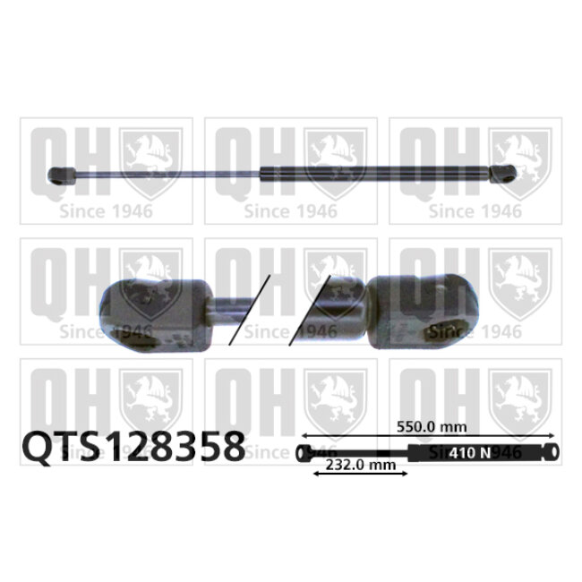 Vérin De Coffre Quinton Hazell Qts128358