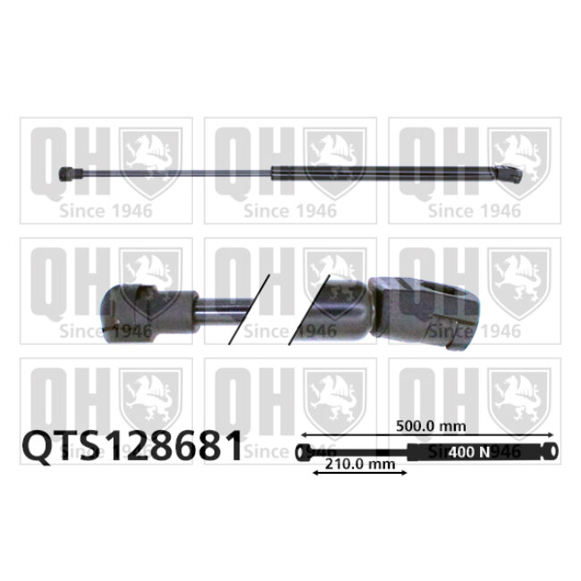 Vérin De Coffre Quinton Hazell Qts128681