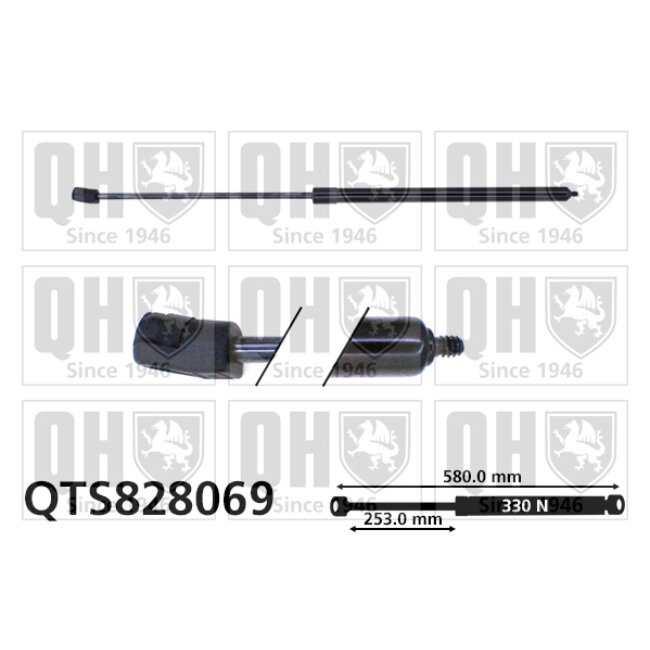 Vérin De Capot Quinton Hazell Qts828069