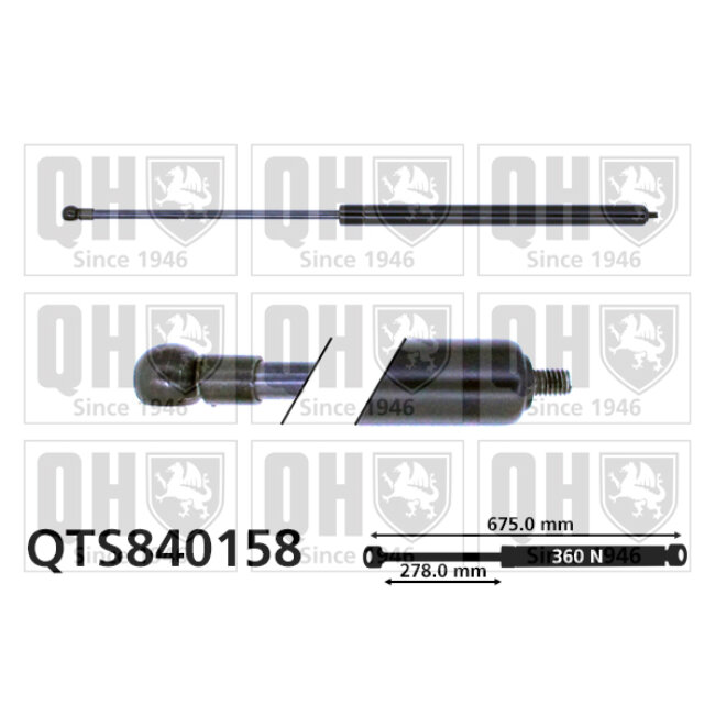 Vérin De Coffre Quinton Hazell Qts840158