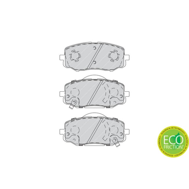 4 Plaquettes De Frein Ferodo Fdb4234