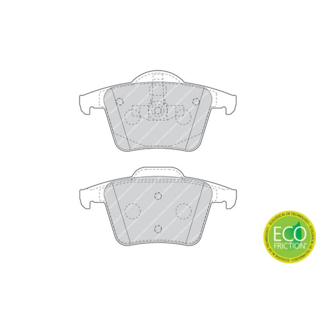 4 Plaquettes De Frein Ferodo Fdb1632