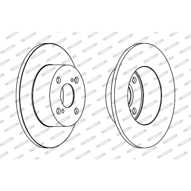 2 Disques De Frein Ferodo Ddf1487