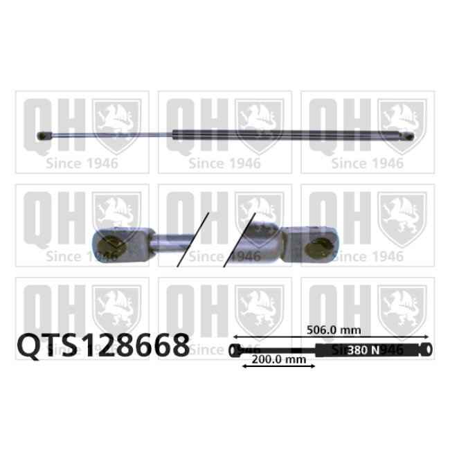 Vérin De Coffre Quinton Hazell Qts128668