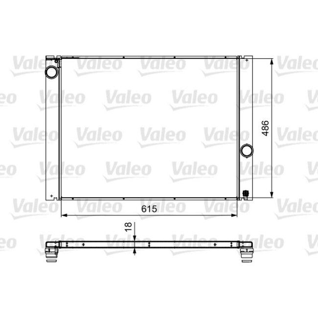 Radiateur De Refroidissement Valeo 734898