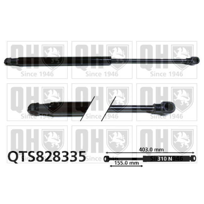 Vérin De Coffre Quinton Hazell Qts828335