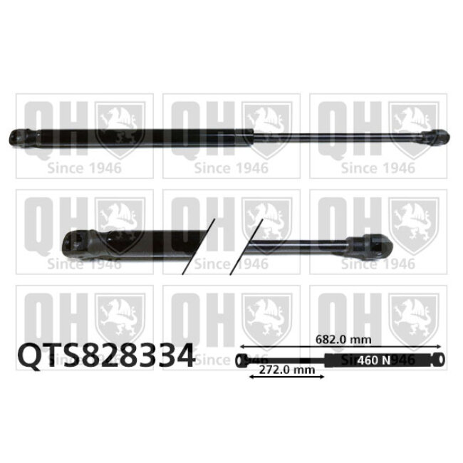 Vérin De Coffre Quinton Hazell Qts828334