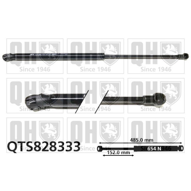 Vérin De Coffre Quinton Hazell Qts828333