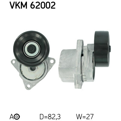 Galet Enrouleur De Courroie SKF VKM 34034 - Poulie De Renvoi Avec Monture Pour Accessoires Auto