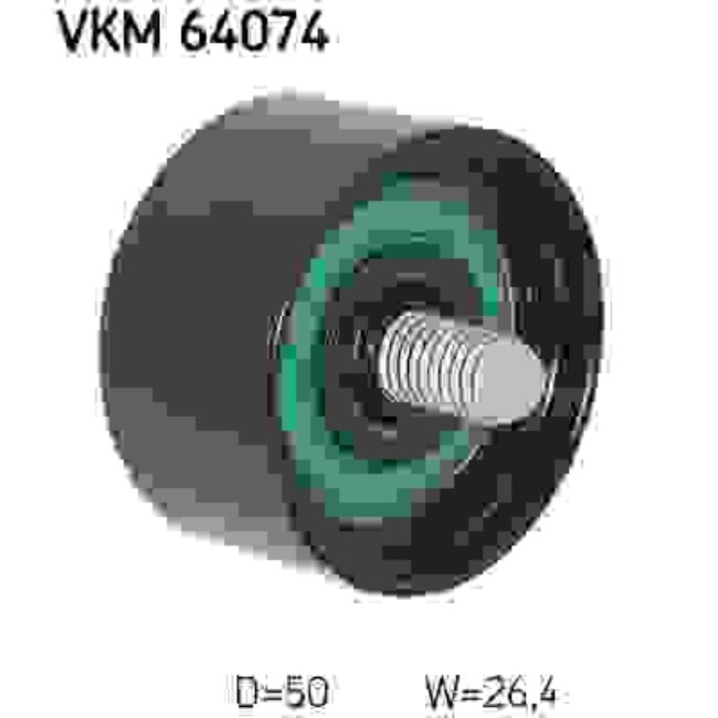 SKF VKM 66011 Kit de galet enrouleur multi-V 