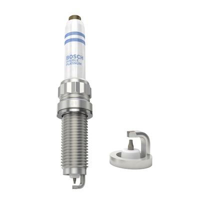 Bougie Allumage Bosch Double Platinum ZR5TPP330 - Haute Performance, Compatible Multi-Véhicules