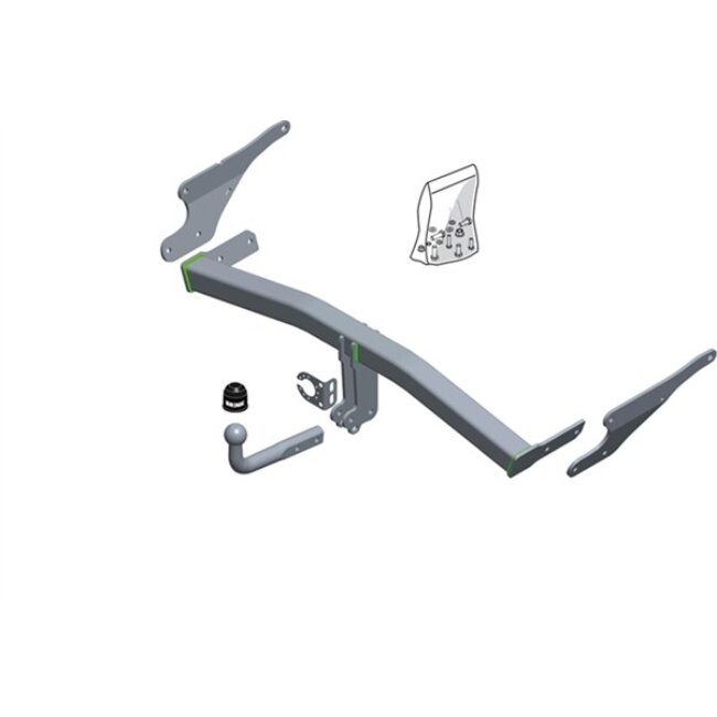 Attelage col De Cygne Démontable Avec Outils Brink 669300