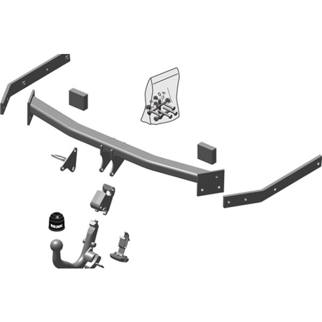 Attelage col De Cygne Démontable Sans Outils Brink 527200