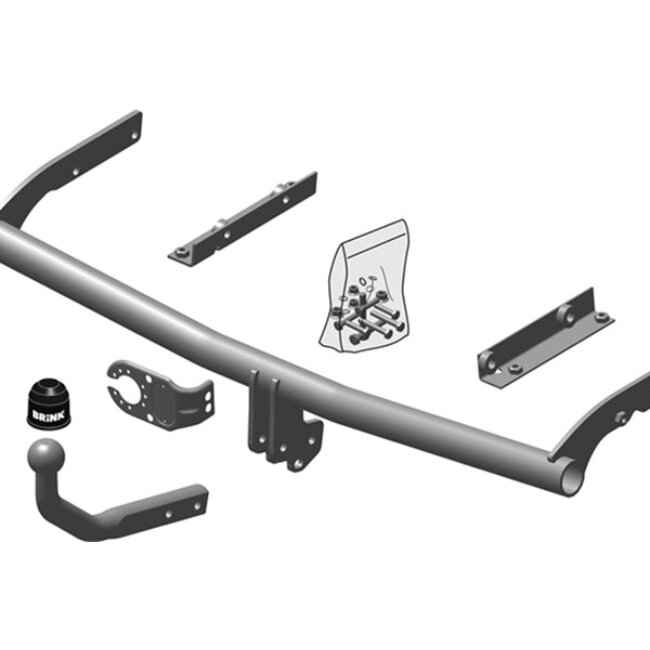 Attelage col De Cygne Démontable Avec Outils Brink 445200