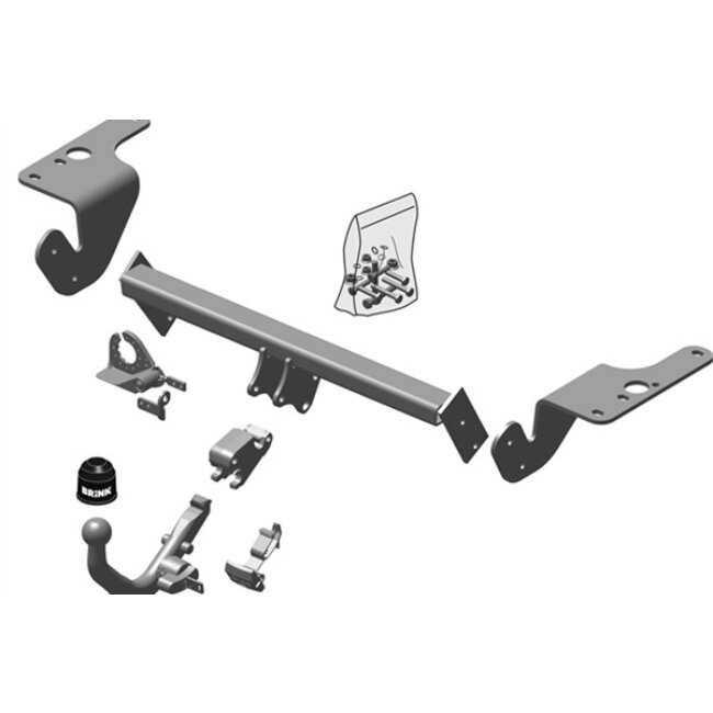 Attelage col De Cygne Démontable Sans Outils Brink 511900