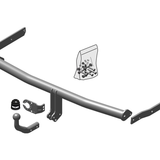 Attelage col De Cygne Démontable Avec Outils Brink 499600