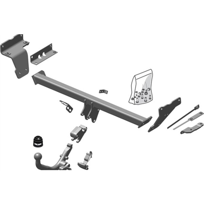 Attelage col De Cygne Démontable Sans Outils Brink 551900