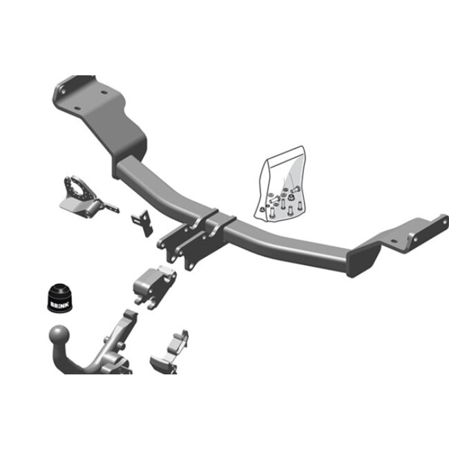 Attelage col De Cygne Démontable Sans Outils Brink 558400