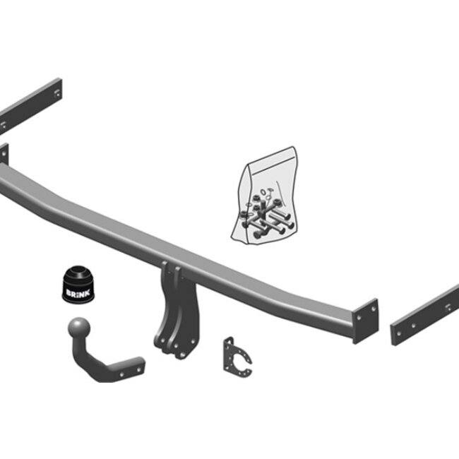 Attelage col De Cygne Démontable Avec Outils Brink 518600