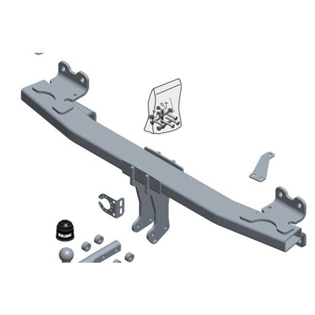 Attelage col De Cygne Démontable Avec Outils Brink 660100