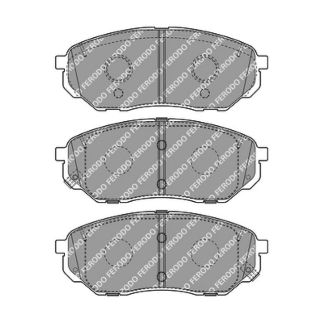 4 Plaquettes De Frein Ferodo Fdb4983