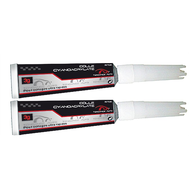 2 Tubes De Colle 3g Cyanoacrylate Ultra Rapide Tendance Auto Norauto Fr