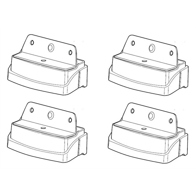 4 Pattes De Fixation Thule 3169