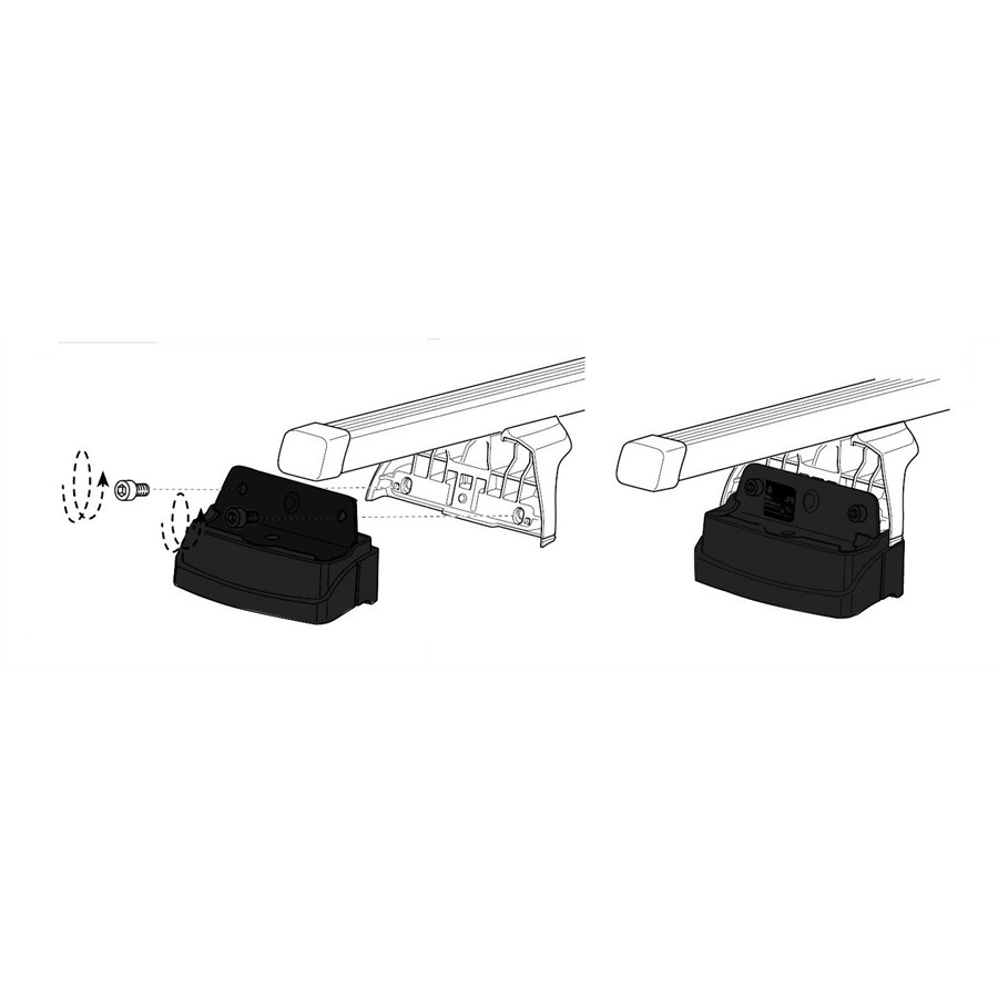Pièce De Rechange Thule 14710 – Fixation Fast Click Pour Porte-vélos Touring