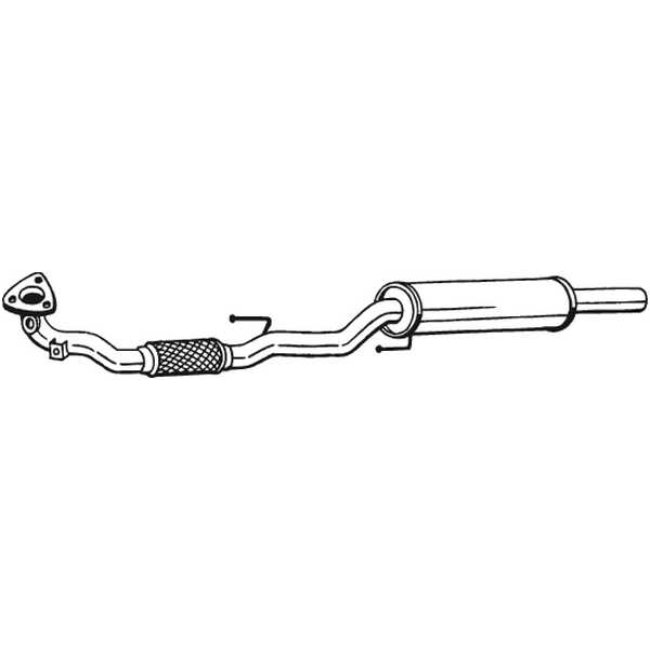Silencieux Intermédiaire Bosal 287-159